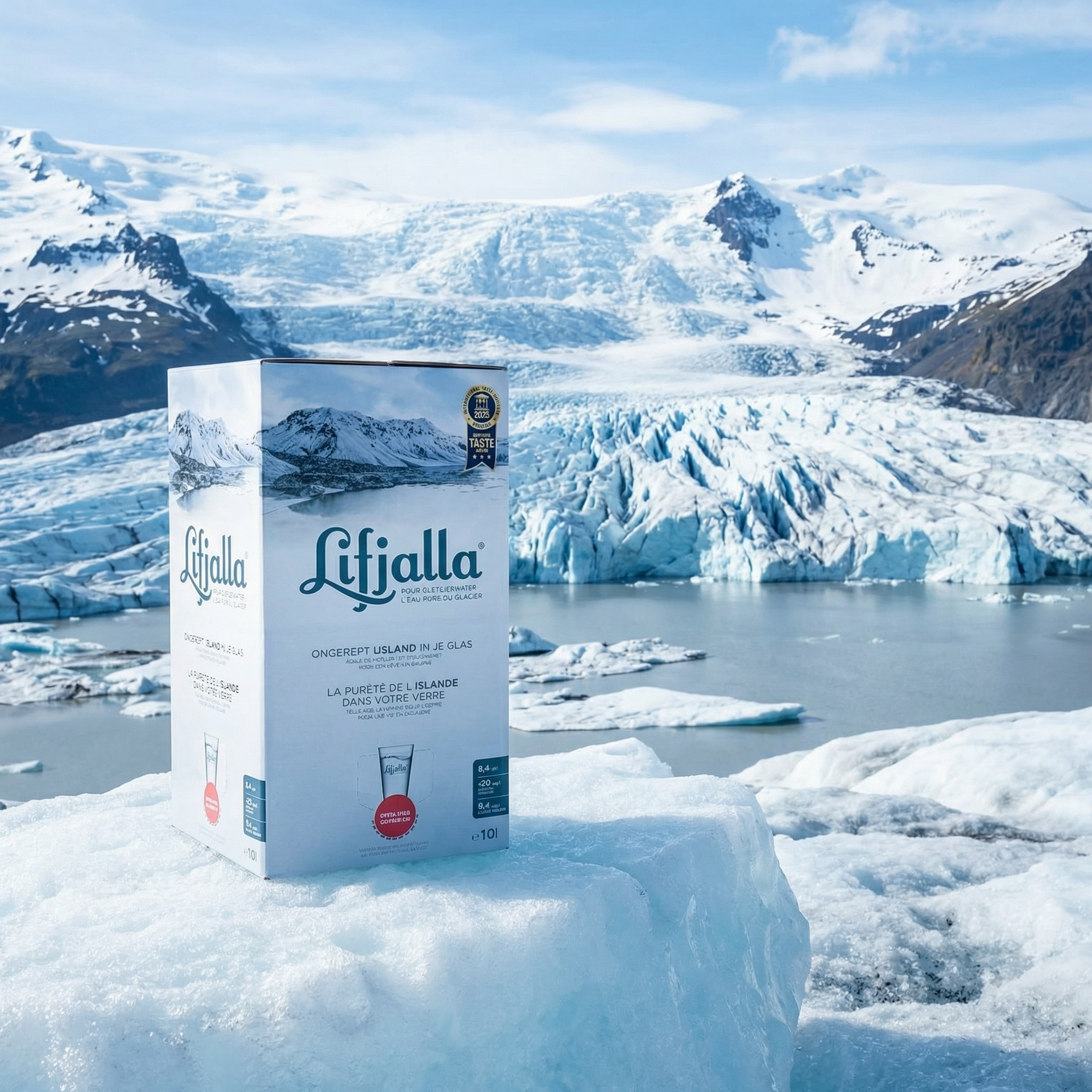 2 x Lifjalla Water in a box 8L