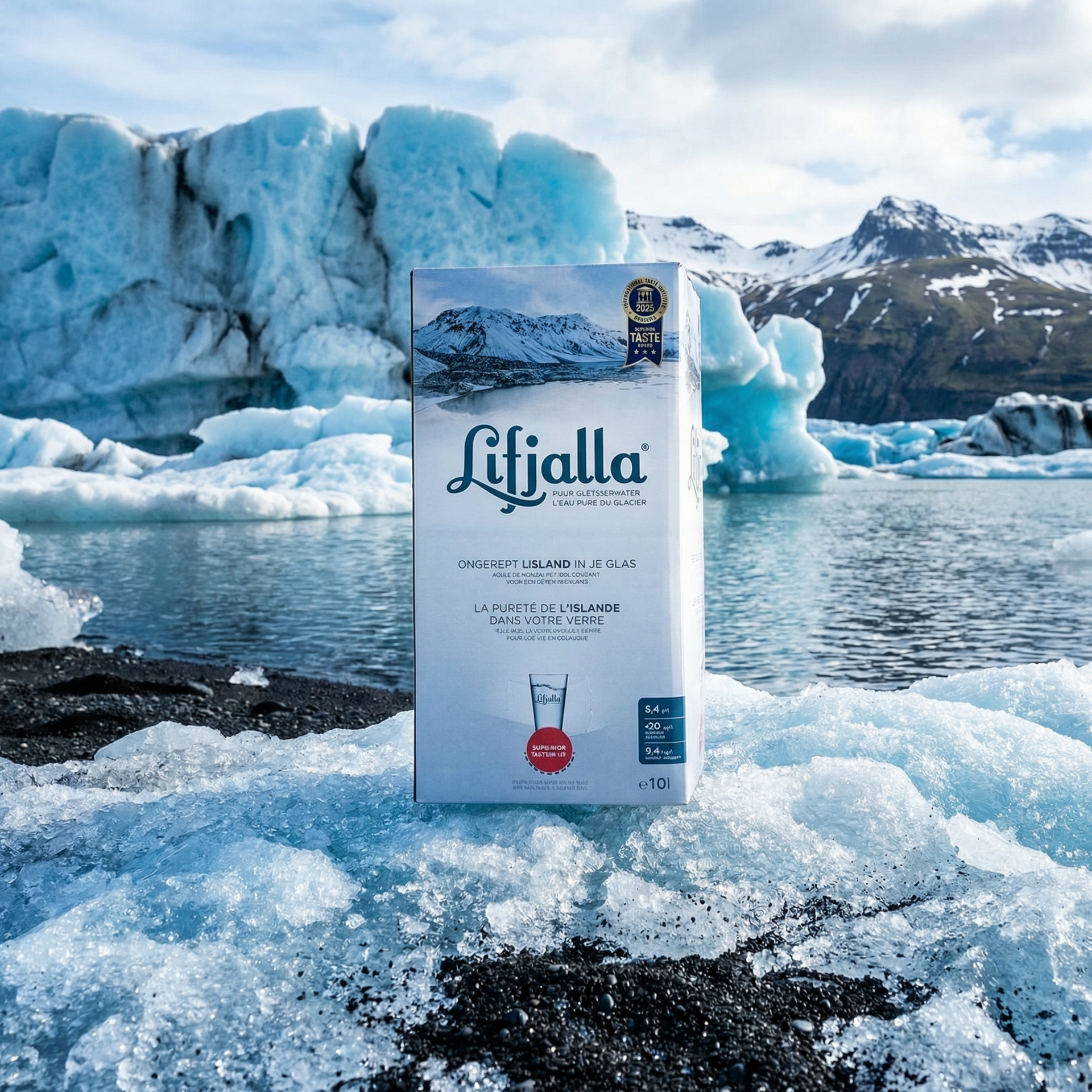 Lifjalla Water in a box 8L pallet (20 stuks - 160 liter)