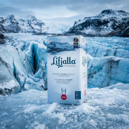 Lifjalla Water in a box 10L pallet (10 stuks - 100 liter)